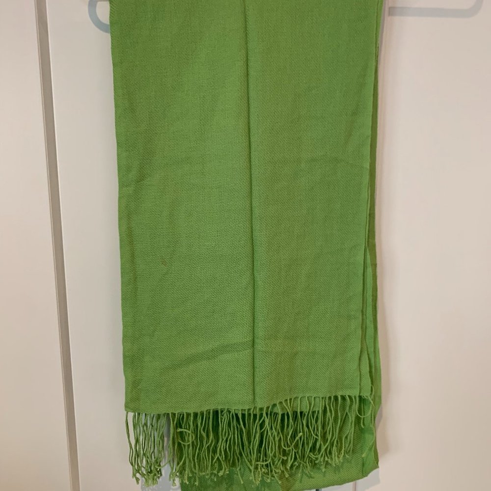 Green scarf/shawl